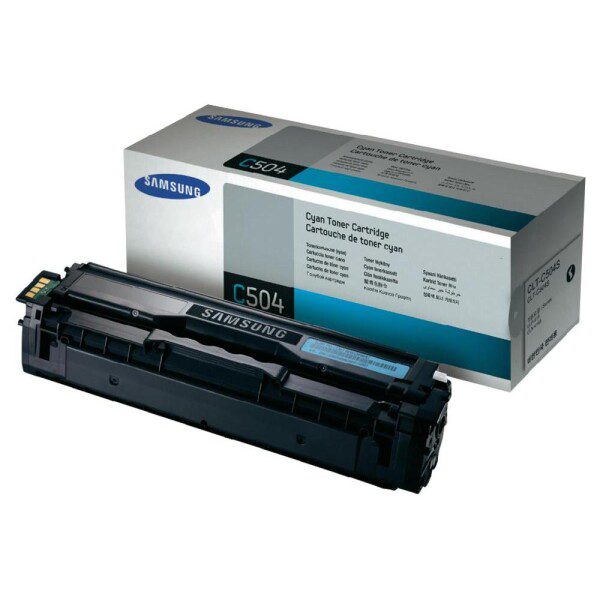 Original Samsung CLT-C504S/ELS High Yield Cyan Toner Cartridge