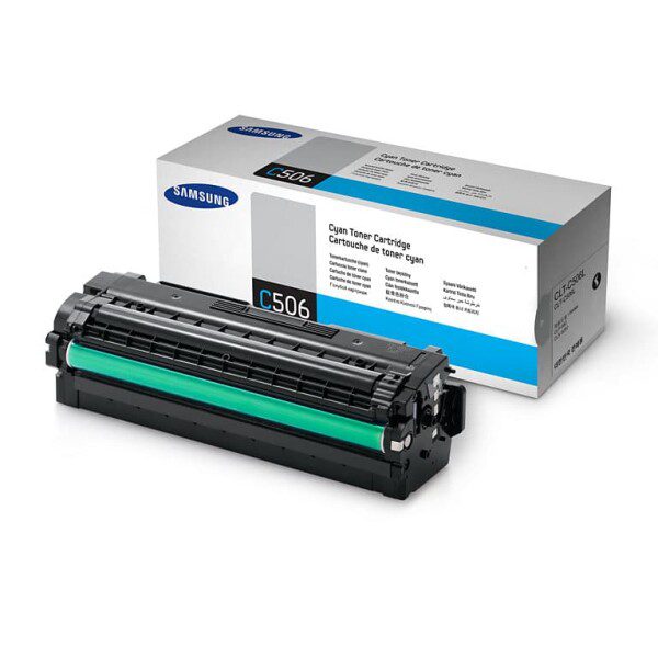 Original Samsung CLT-C506L/ELS High Yield Cyan Toner Cartridge