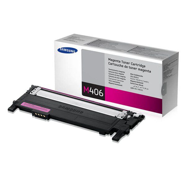 Original Samsung CLT-M406S/ELS Standard Yield Magenta Toner Cartridge