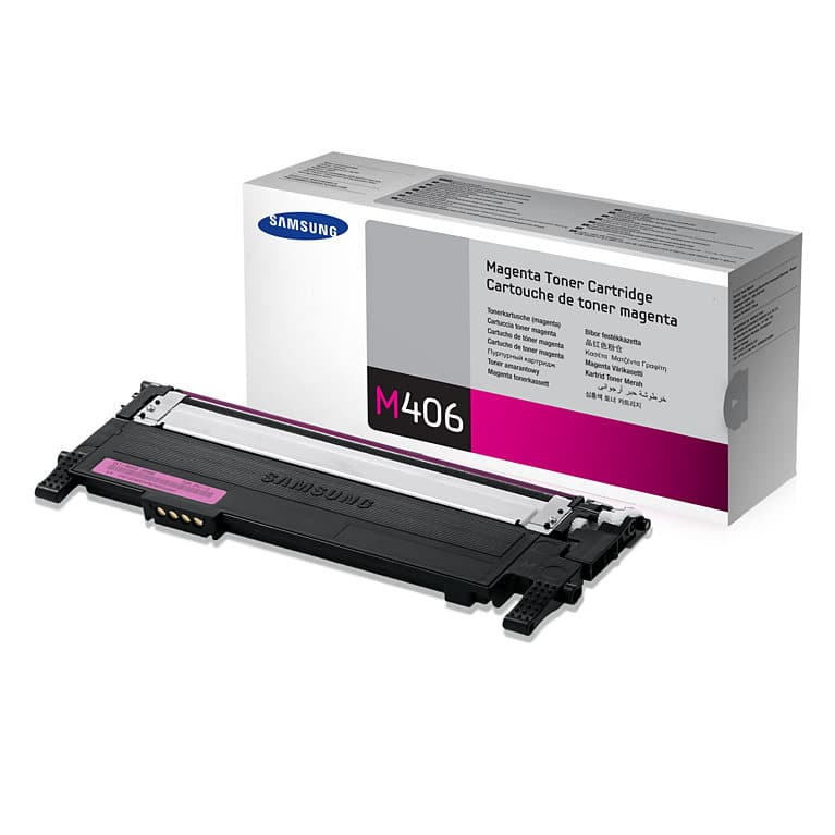 Original Samsung CLT-M406S/ELS Standard Yield Magenta Toner Cartridge