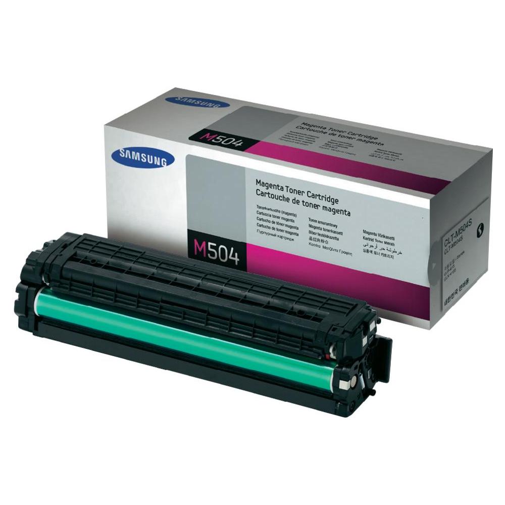Original Samsung CLT-M504S/ELS High Yield Magenta Toner Cartridge