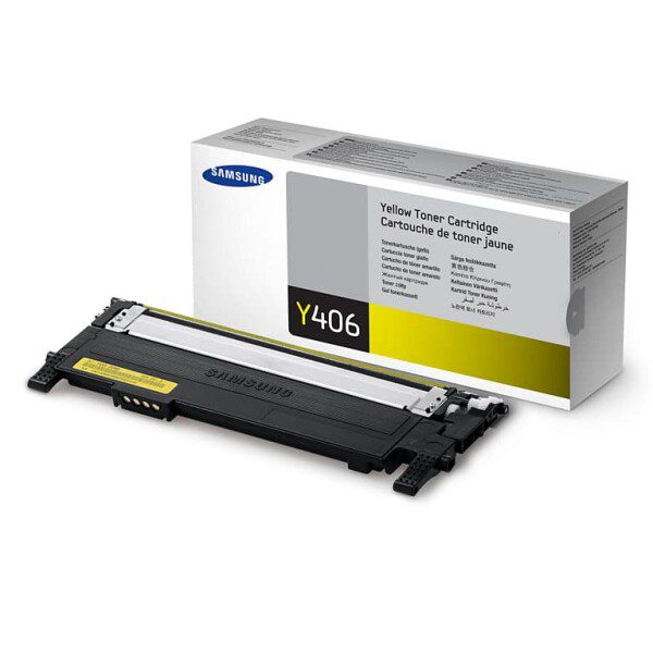 Original Samsung CLT-Y406S/ELS Standard Yield Yellow Toner Cartridge
