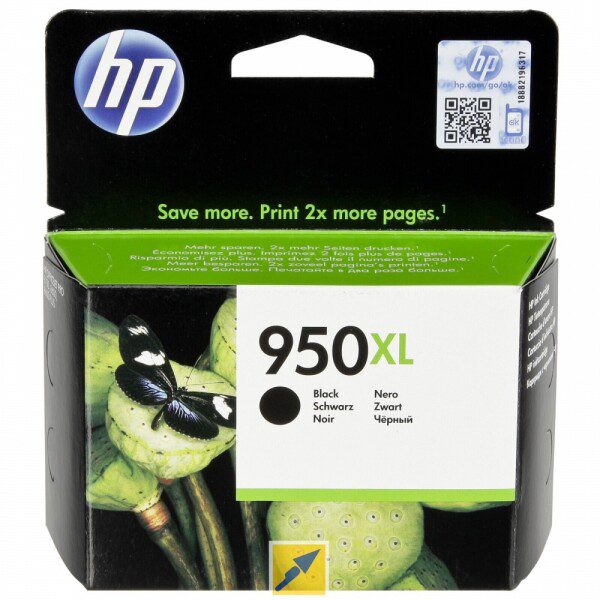 Original HP 950XL High Yield Black Ink Cartridge