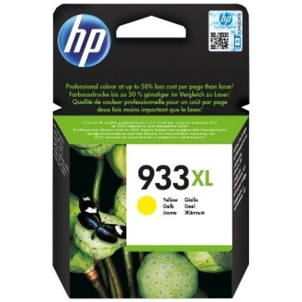Original HP 933XL High Yield Yellow Ink Cartridge