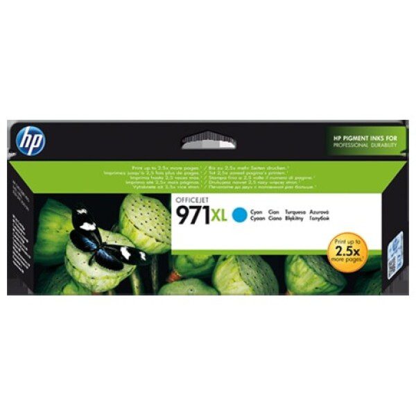 Original HP 971XL High Yield Cyan Ink Cartridge