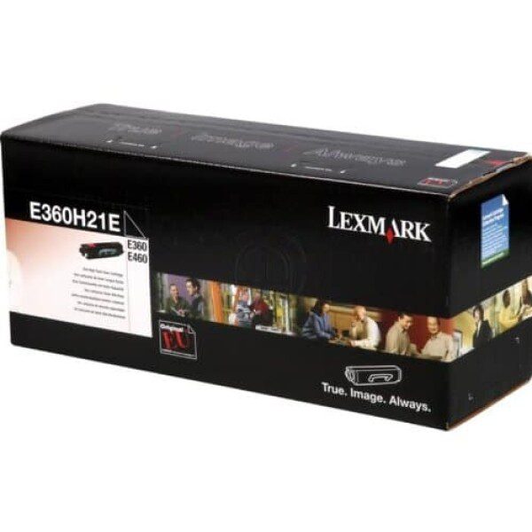 Original Lexmark 0E360H21E High Yield Black Toner Cartridge Twin Pack