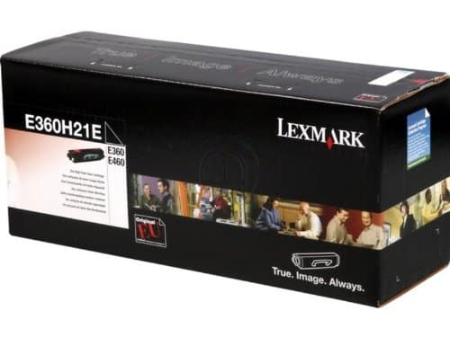 Original Lexmark 0E360H21E High Yield Black Toner Cartridge Twin Pack