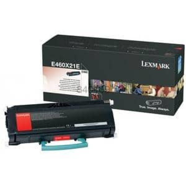 Original Lexmark OE460X21E High Yield Black Toner Cartridge Twin Pack