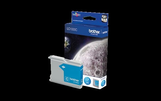Original Brother LC1000C Standard Yield Cyan Ink Cartridge