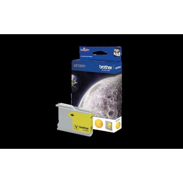 Original Brother LC1000Y Standard Yield Yellow Ink Cartridge