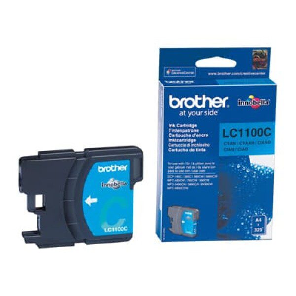 Original Brother LC1100C Standard Yield Cyan Ink Cartridge