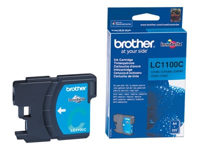 Original Brother LC1100C Standard Yield Cyan Ink Cartridge