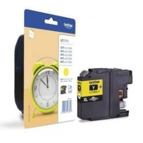 Original Brother LC125XLY High Yield Yellow Ink Cartridge