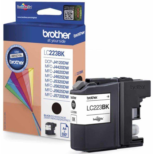 Original Brother LC223BK Standard Yield Black Ink Cartridge