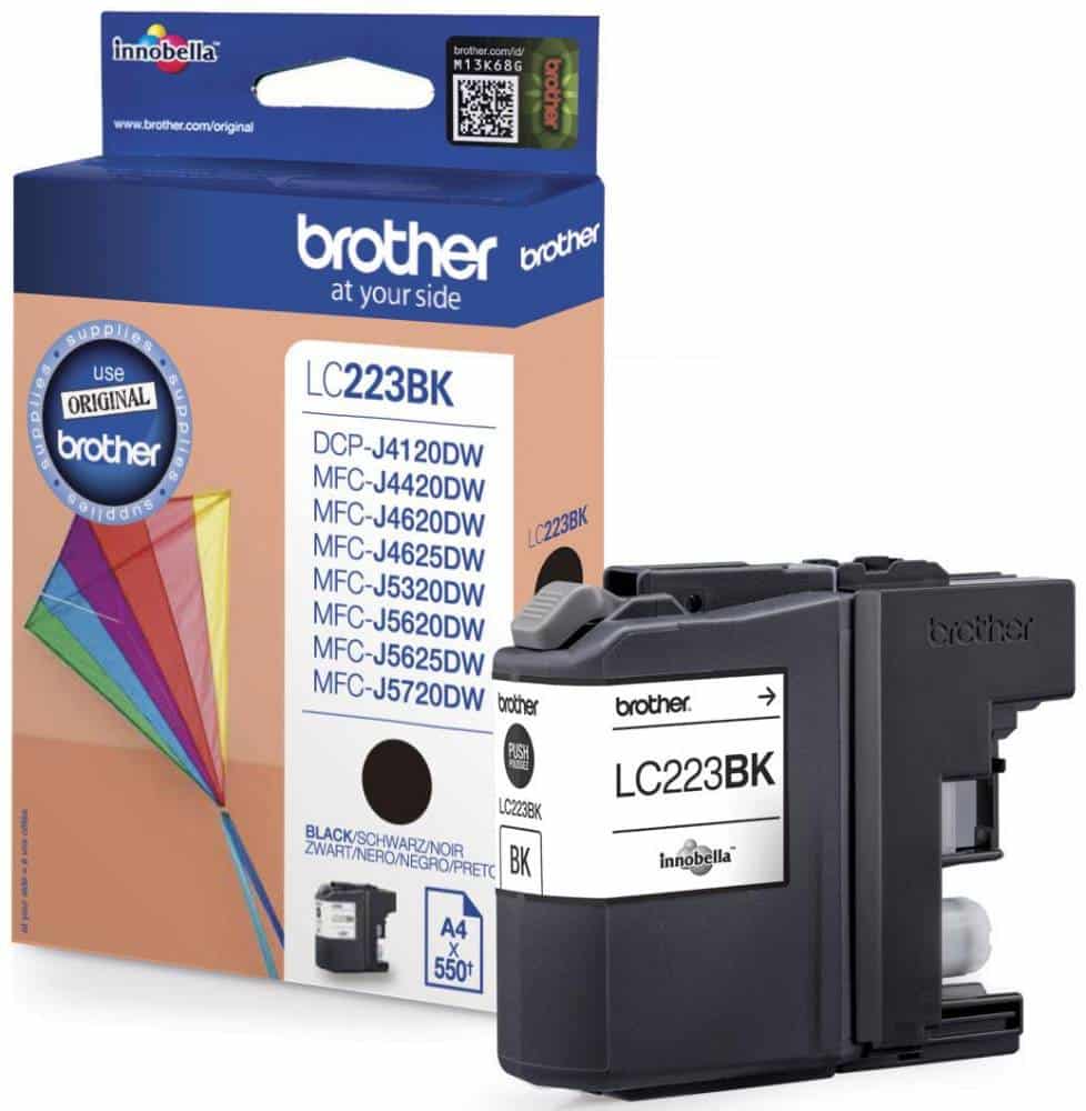 Original Brother LC223BK Standard Yield Black Ink Cartridge