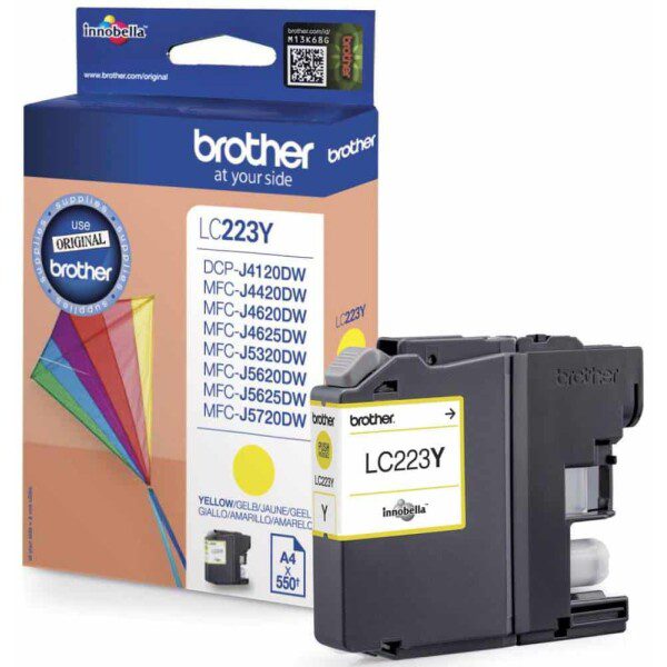 Original Brother LC223Y Standard Yield Yellow Ink Cartridge