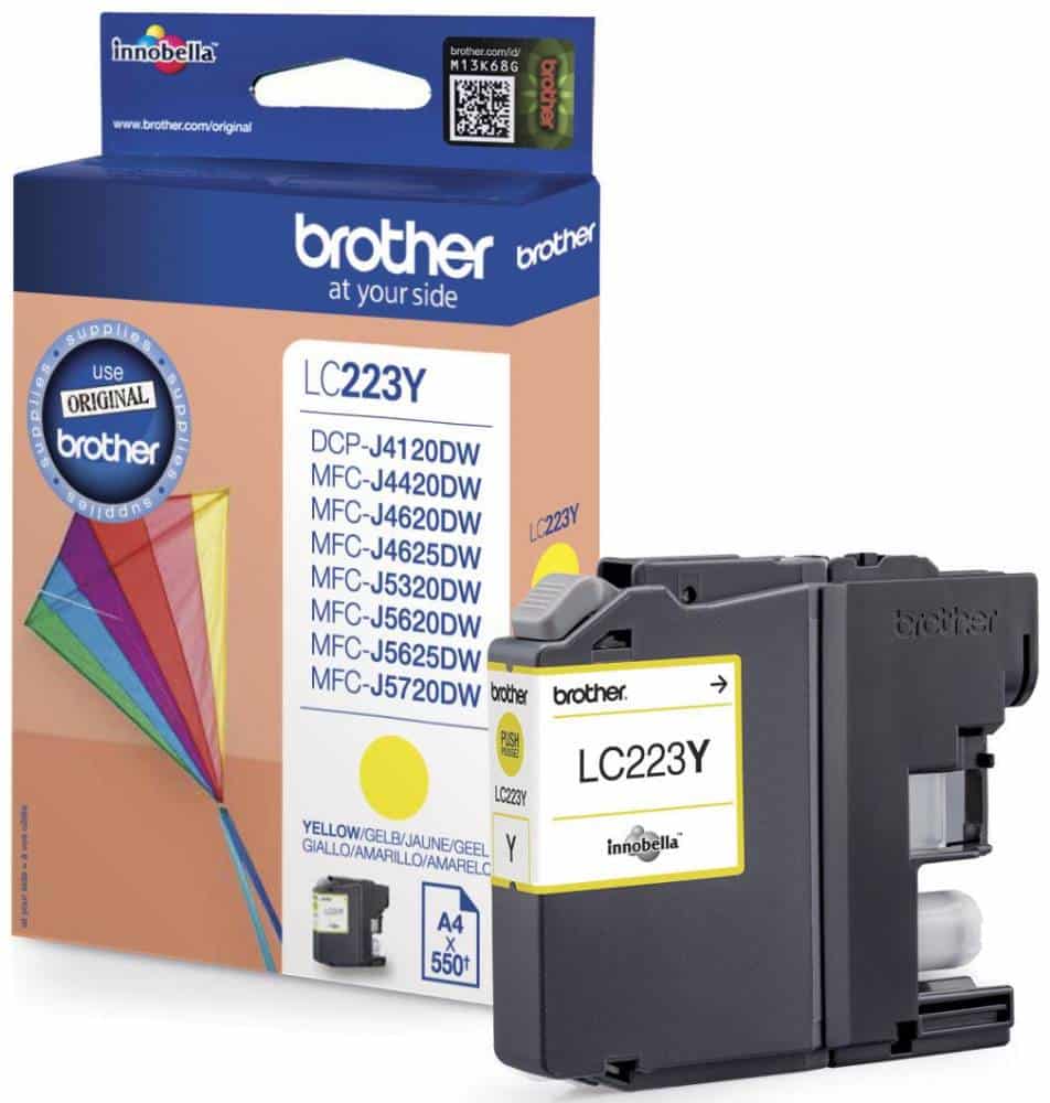 Original Brother LC223Y Standard Yield Yellow Ink Cartridge
