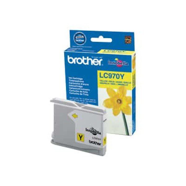 Original Brother LC970Y Standard Yield Yellow Ink Cartridge