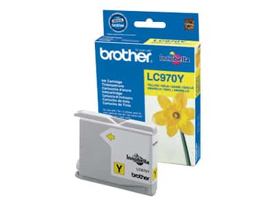 Original Brother LC970Y Standard Yield Yellow Ink Cartridge