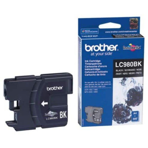 Original Brother LC980B Standard Yield Black Ink Cartridge