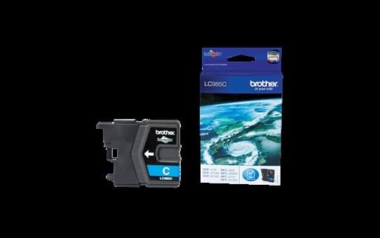 Original Brother LC985C Standard Yield Cyan Ink Cartridge