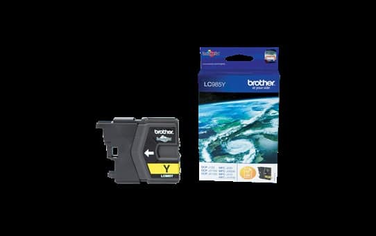 Original Brother LC985Y Standard Yield Yellow Ink Cartridge