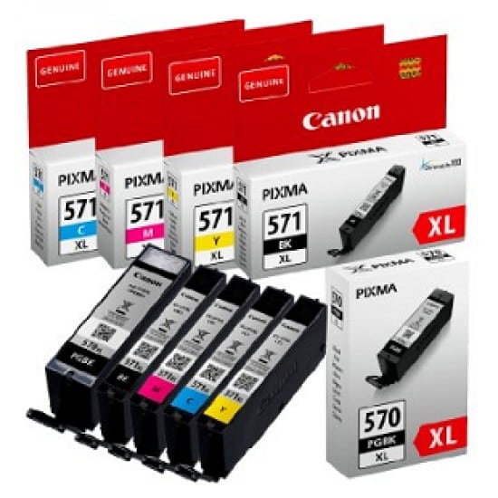 Original Canon CLI-571XL High yield multipack Ink Cartridge