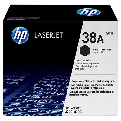 Original HP 38A Standard Yield Black Toner Cartridge