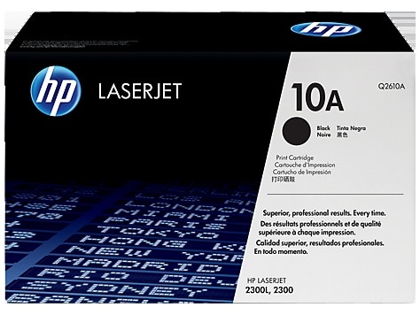 Original HP 10A Standard Yield Black Toner Cartridge twin pack