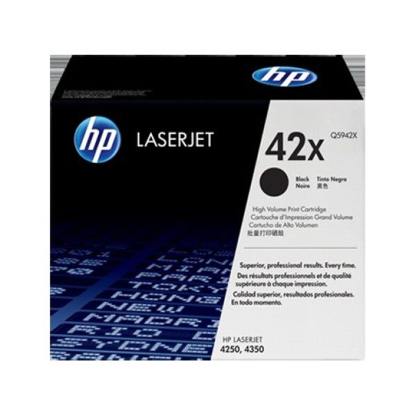 Original HP 42X High Yield Black Toner Cartridge
