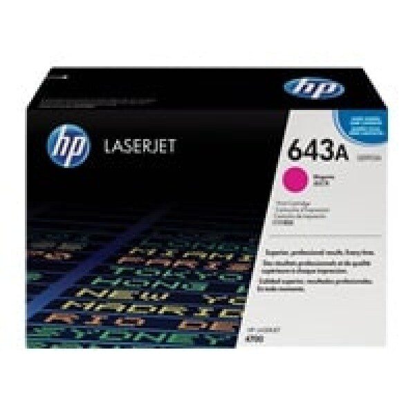 Original HP 643A Standard Yield Magenta Toner Cartridge