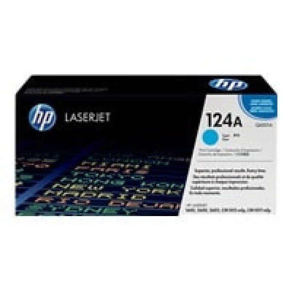 Original HP 124A Standard Yield Cyan Toner Cartridge