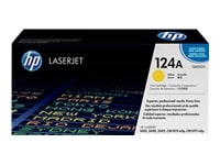 Original HP 124A Standard Yield Yellow Toner Cartridge