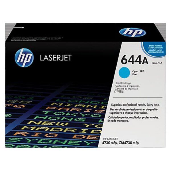 Original HP 644A Standard Yield Cyan Toner Cartridge