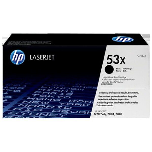 Original HP 53X High Yield Black Toner Cartridge