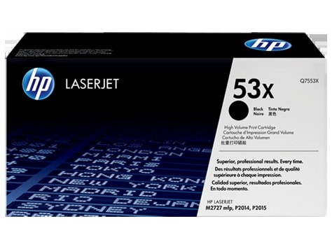 Original HP 53X High Yield Black Toner Cartridge