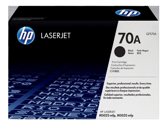 Original HP 70A Standard Yield Black Toner Cartridge