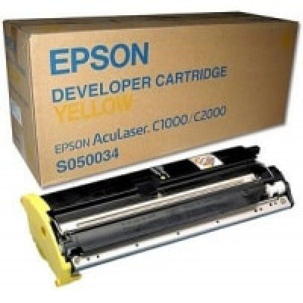 Original Epson S050034 Standard Yield Yellow Toner Cartridge