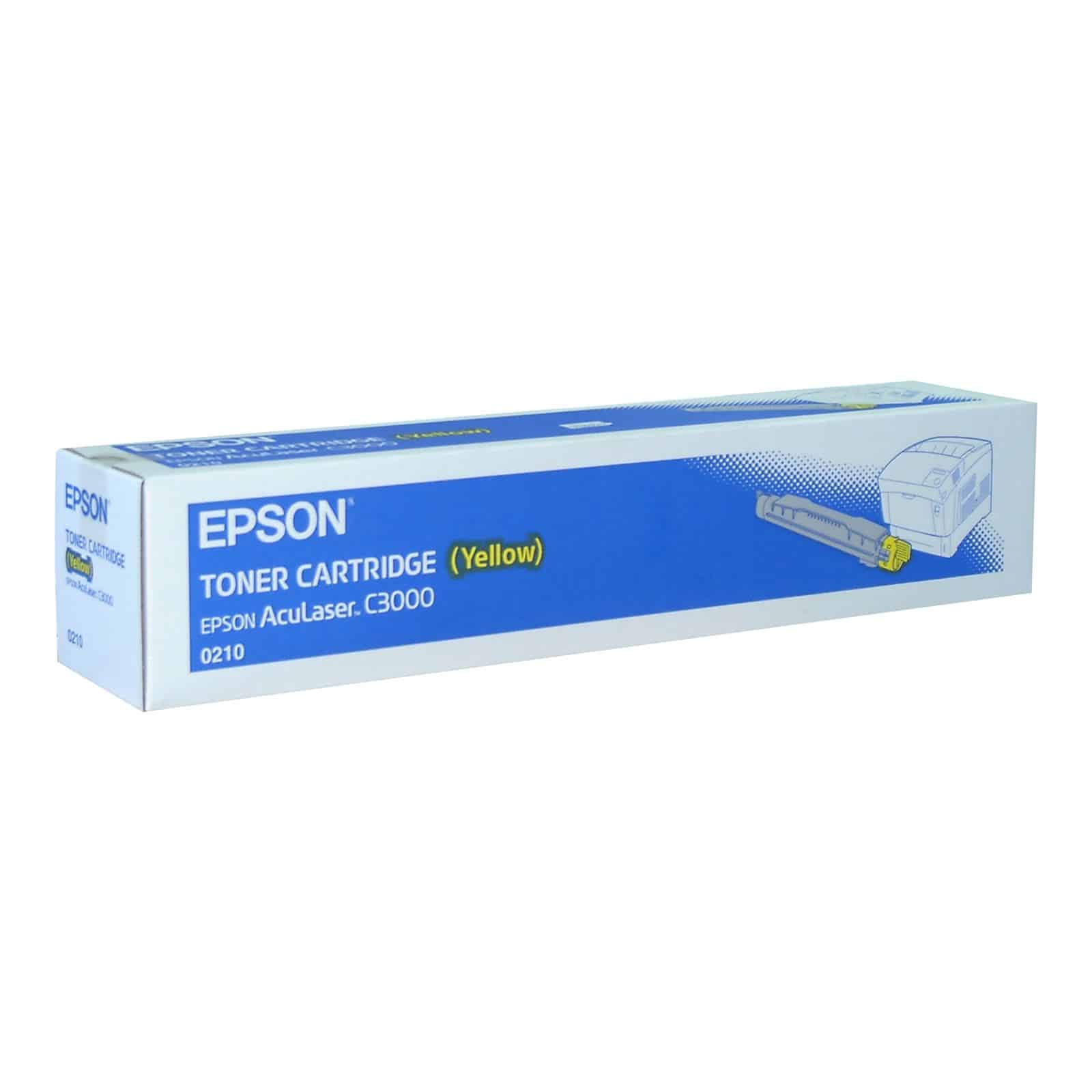 Original Epson S050210 High Yield Yellow Toner Cartridge