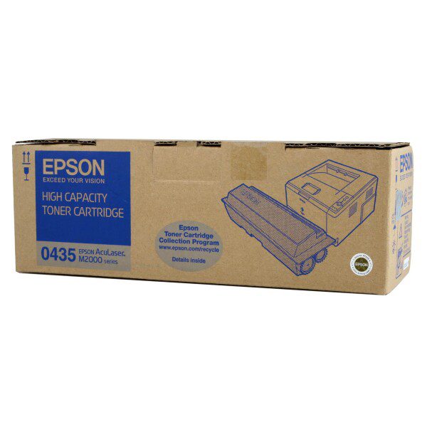 Original Epson S050435 High Yield Black Toner Cartridge