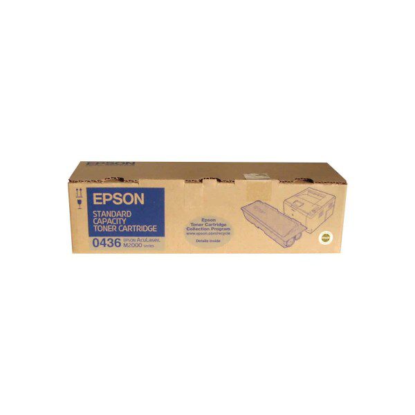 Original Epson S050436 Standard Yield Black Toner Cartridge