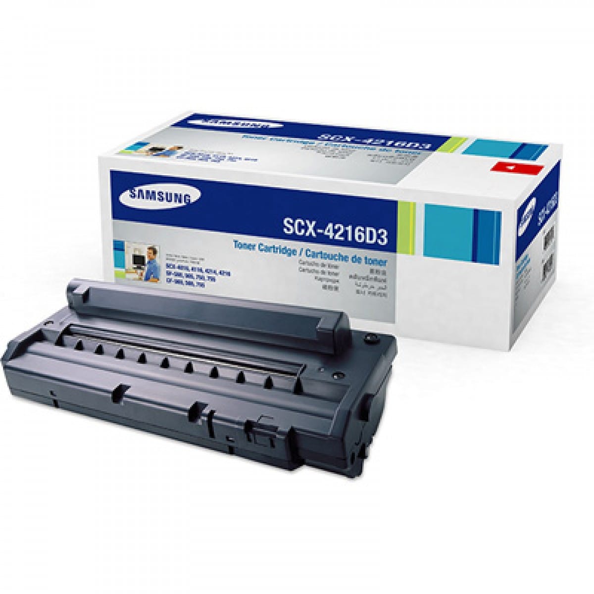 Original Samsung SCX-4216D3 Standard Yield Black Toner Cartridge