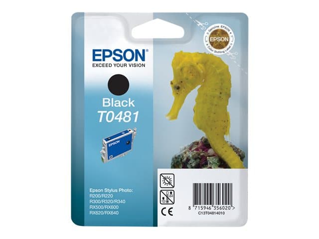 Original Epson T0481 Standard Yield Black Ink Cartridge