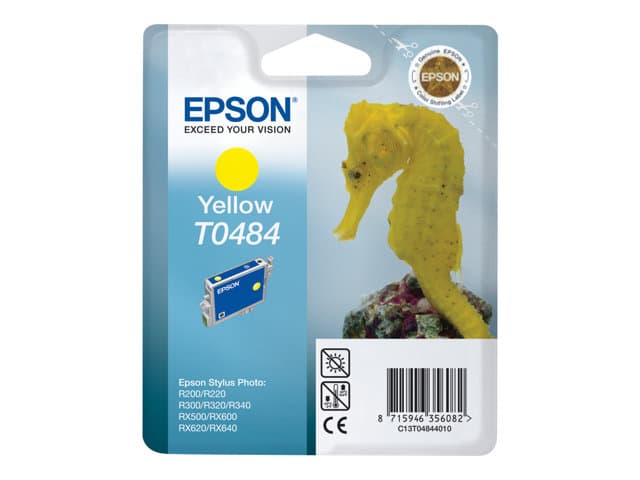 Original Epson T0484 Standard Yield Yellow Ink Cartridge