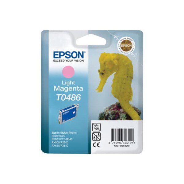 Original Epson T0486 Standard Yield Light Magenta Ink Cartridge
