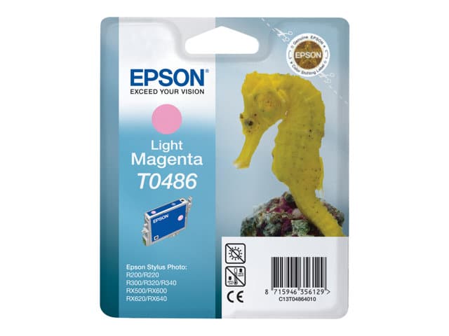 Original Epson T0486 Standard Yield Light Magenta Ink Cartridge