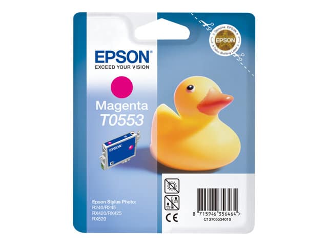 Original Epson T0553 Standard Yield Magenta Ink Cartridge
