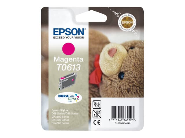 Original Epson T0613 Standard Yield Magenta Ink Cartridge