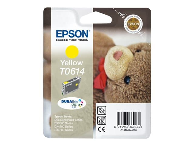 Original Epson T0614 Standard Yield Yellow Ink Cartridge