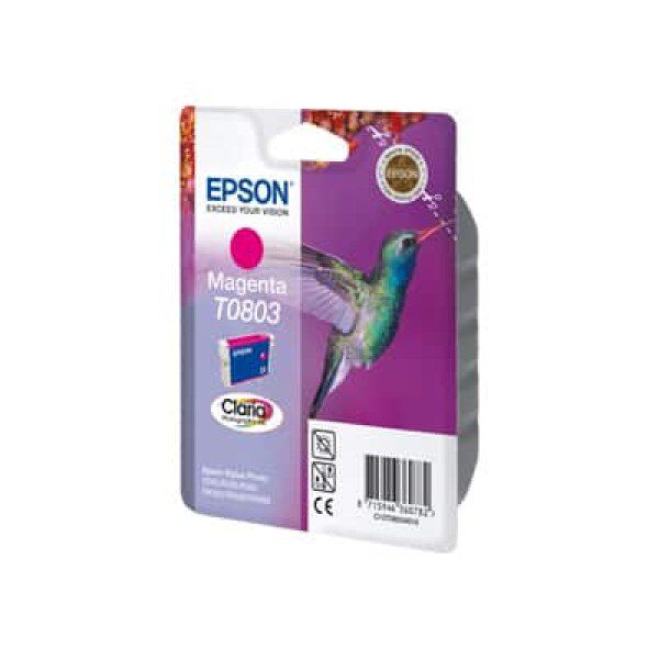Original Epson T0803 Standard Yield Magenta Ink Cartridge